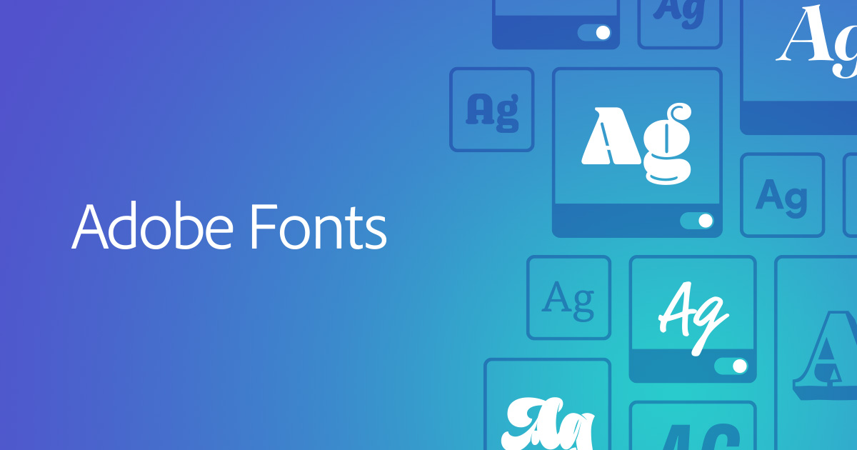 Adobe Fonts official image