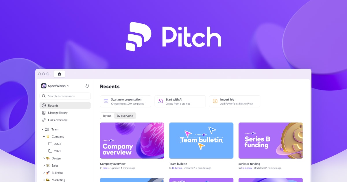 Pitch official social image used for presentation-system review research